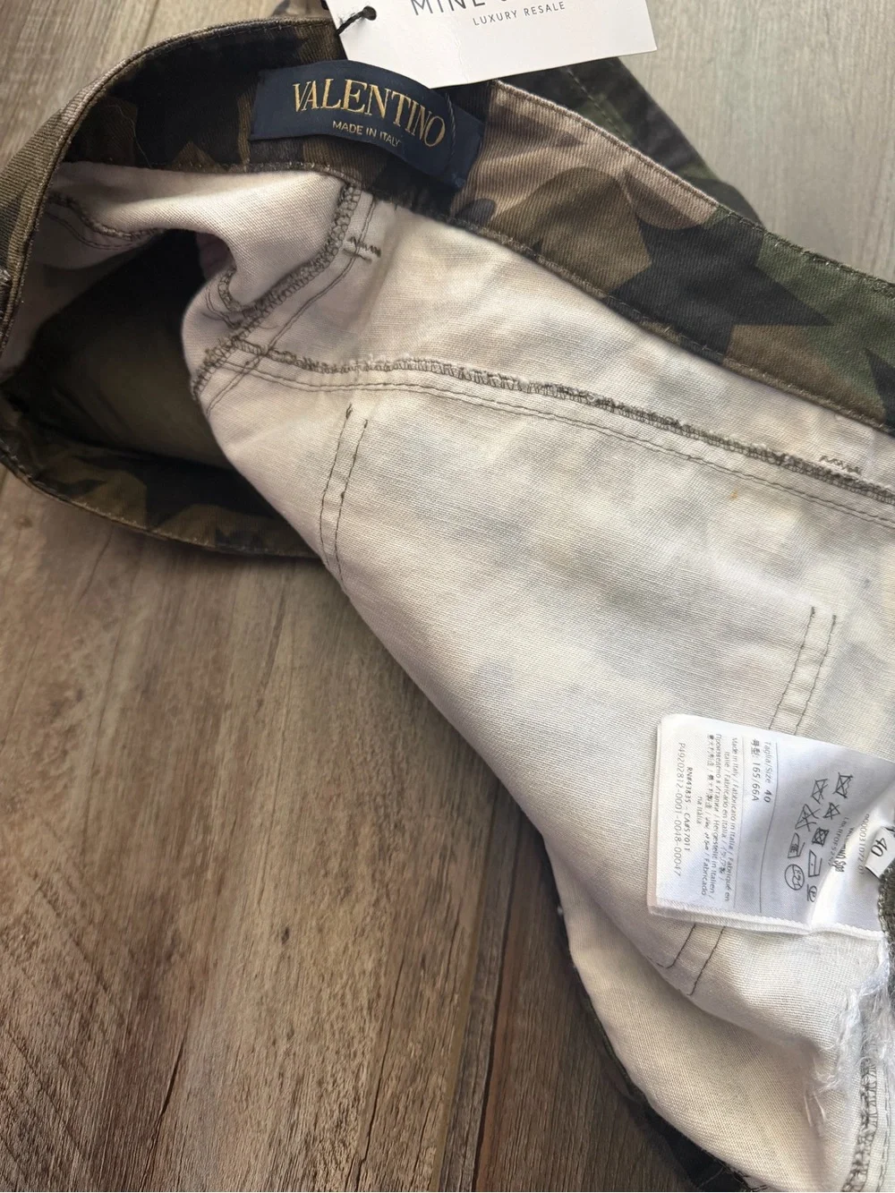 Valentino jean shorts